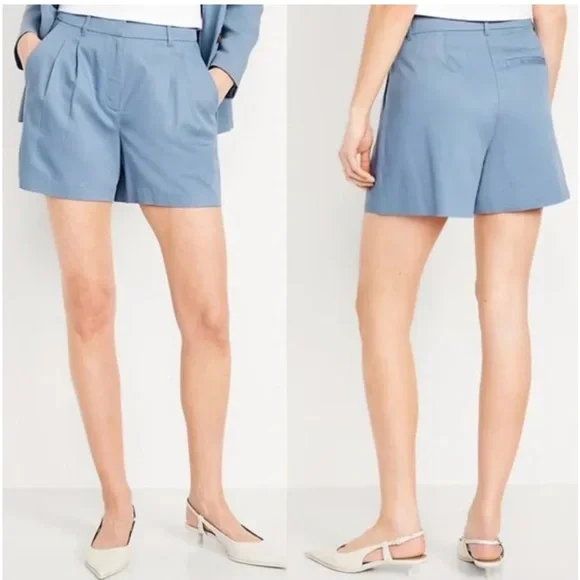 Old Navy Extra High-Waisted Taylor Trouser Shorts Plus Size XXL - Picture 2 of 6